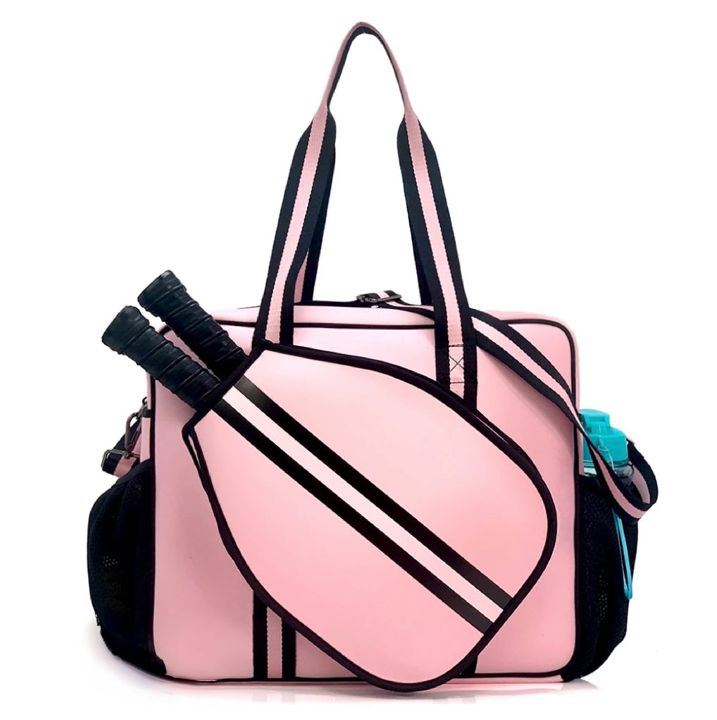 Pickleball Bag Neoprene Pink and Black