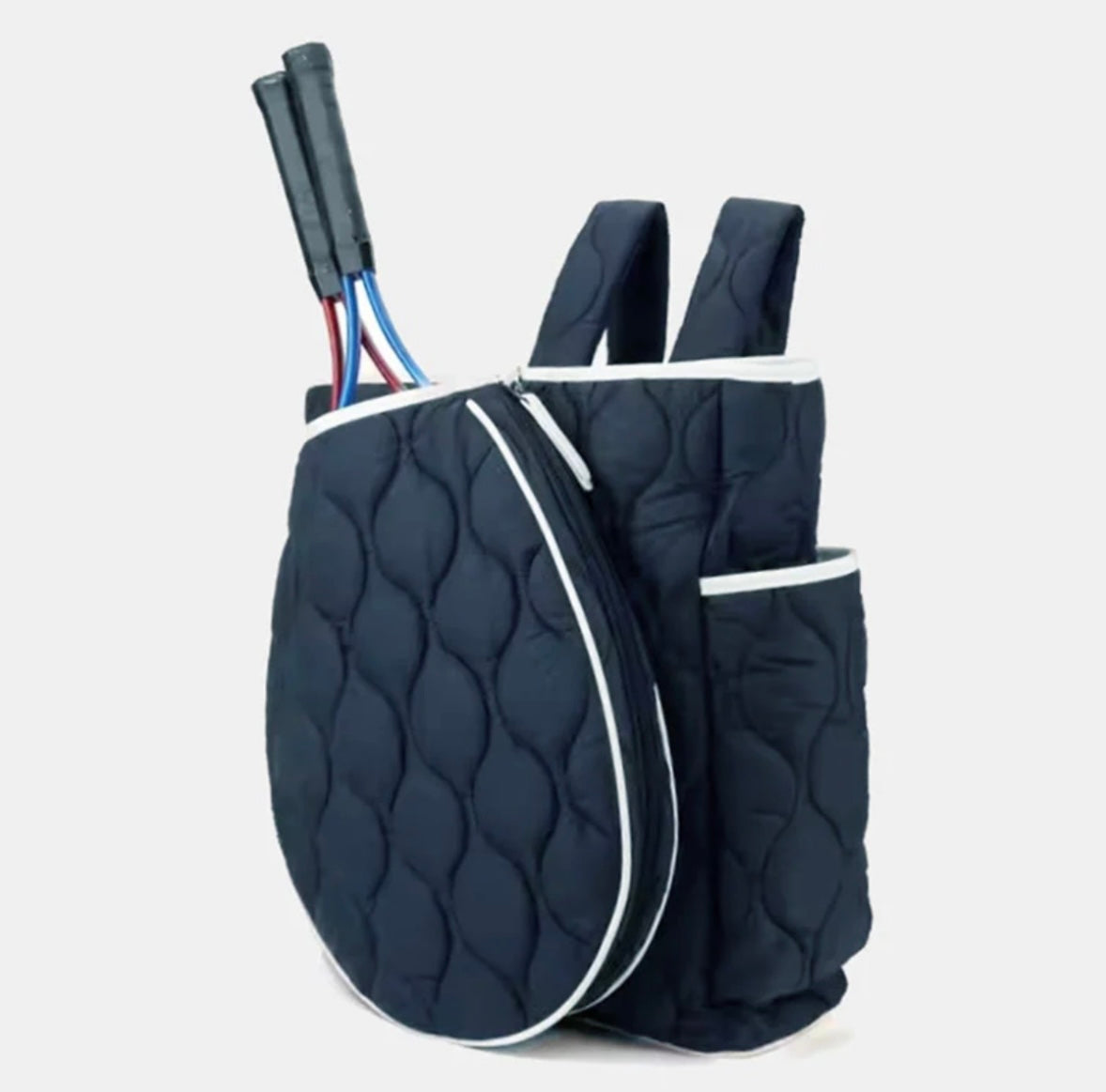 Quilted Tennis Tote and Backpack