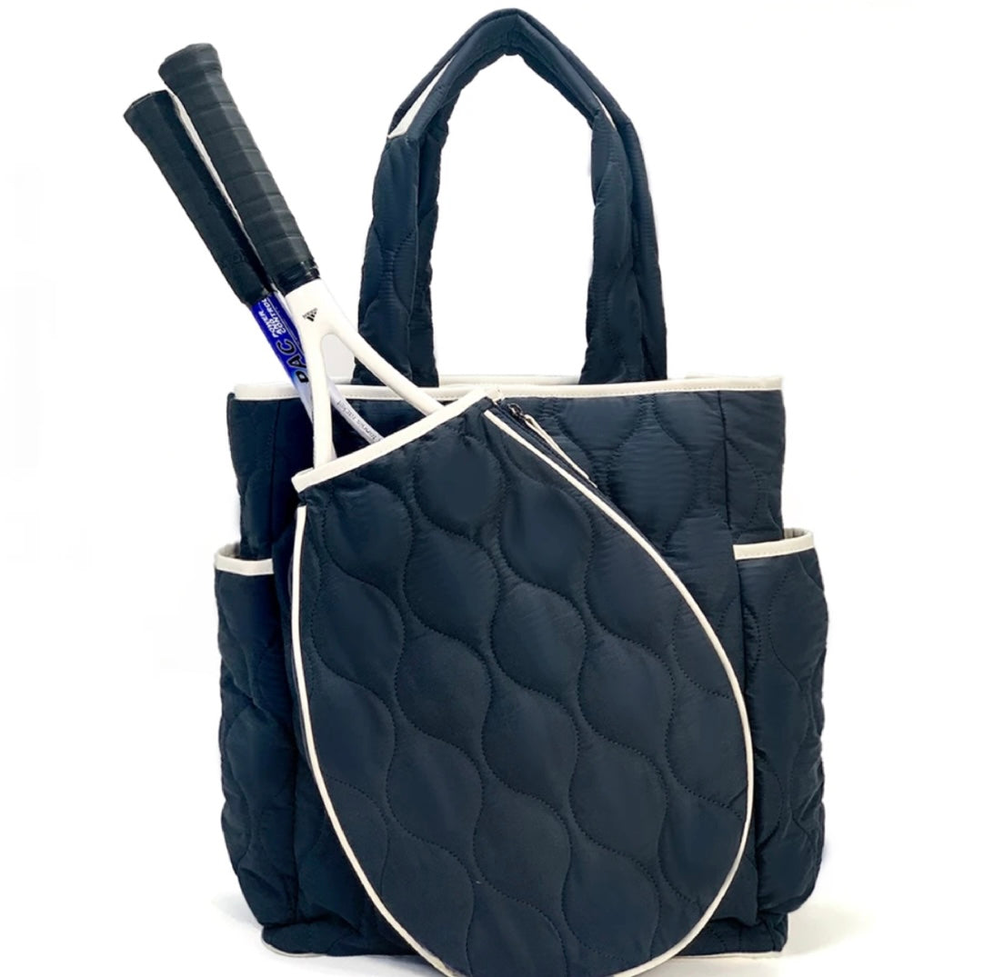 Quilted Tennis Tote and Backpack