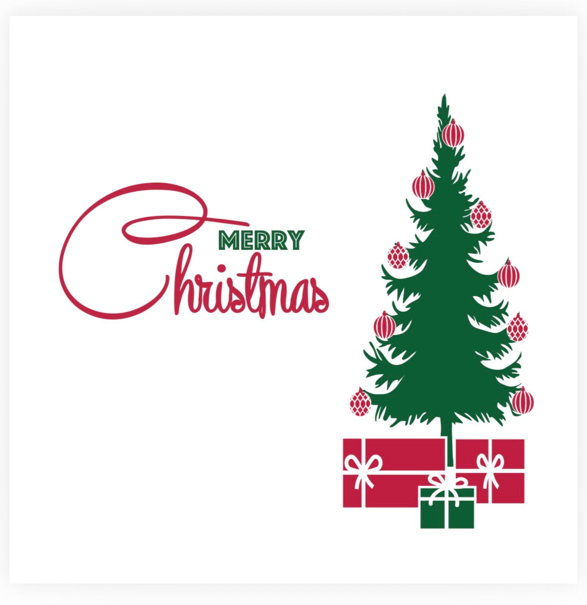 Christmas Tree Gift Tag