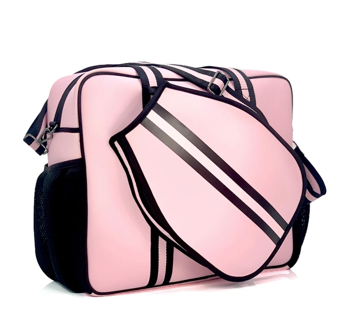 Pickleball Bag Neoprene Pink and Black