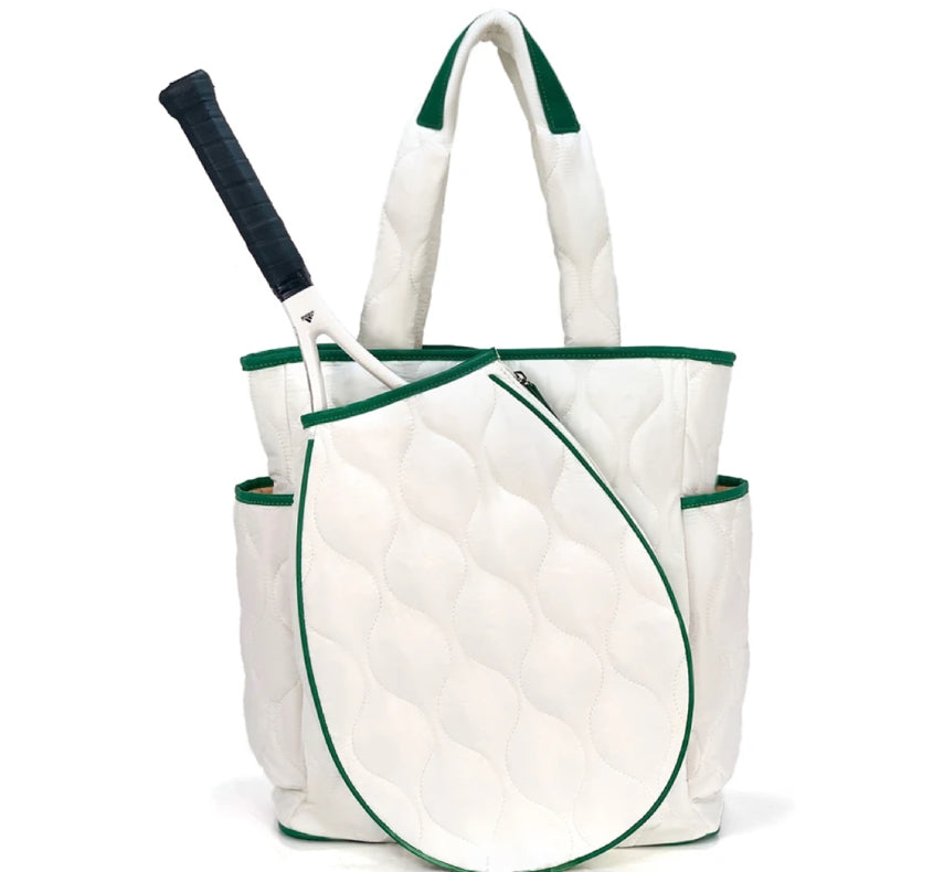 Quilted Tennis Tote and Backpack