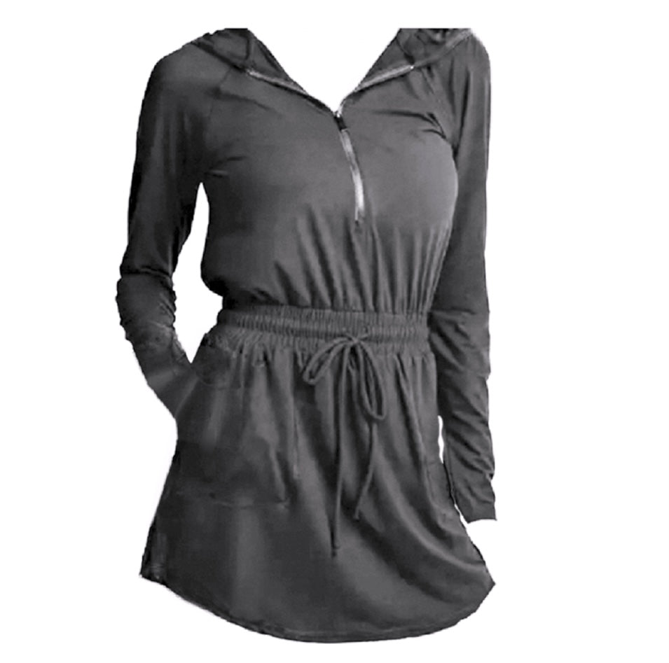 Long Sleeve Hoodie Romper