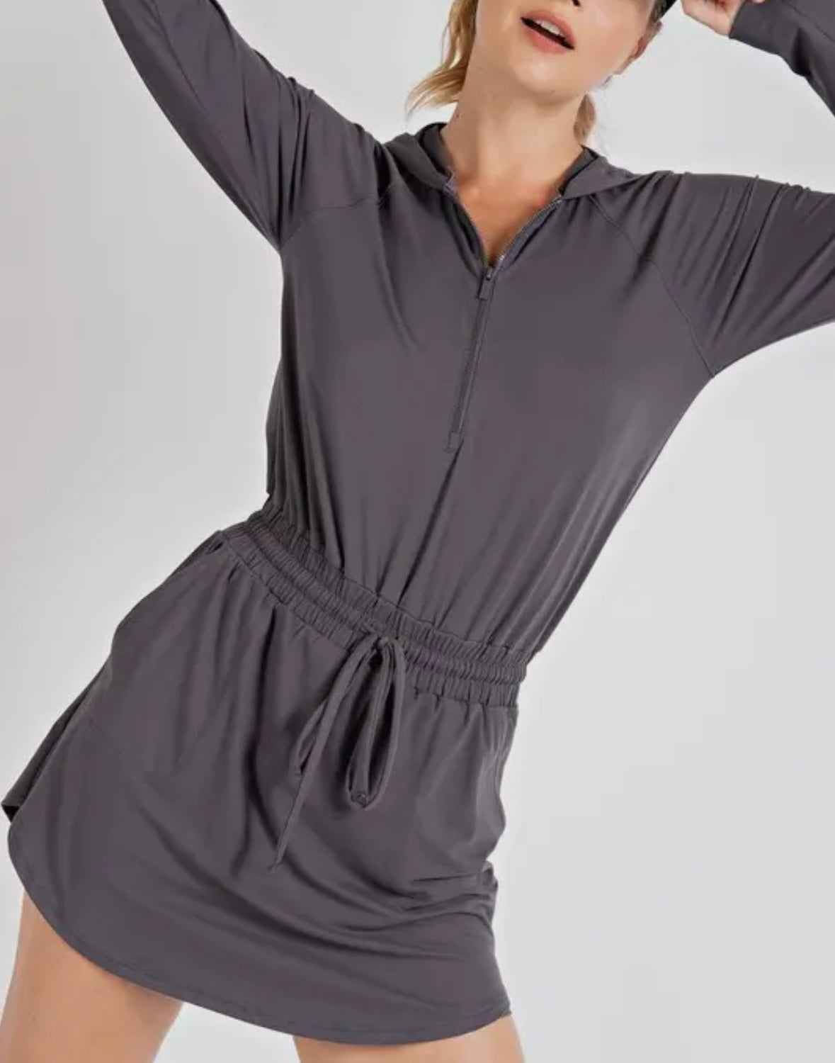 Long Sleeve Hoodie Romper