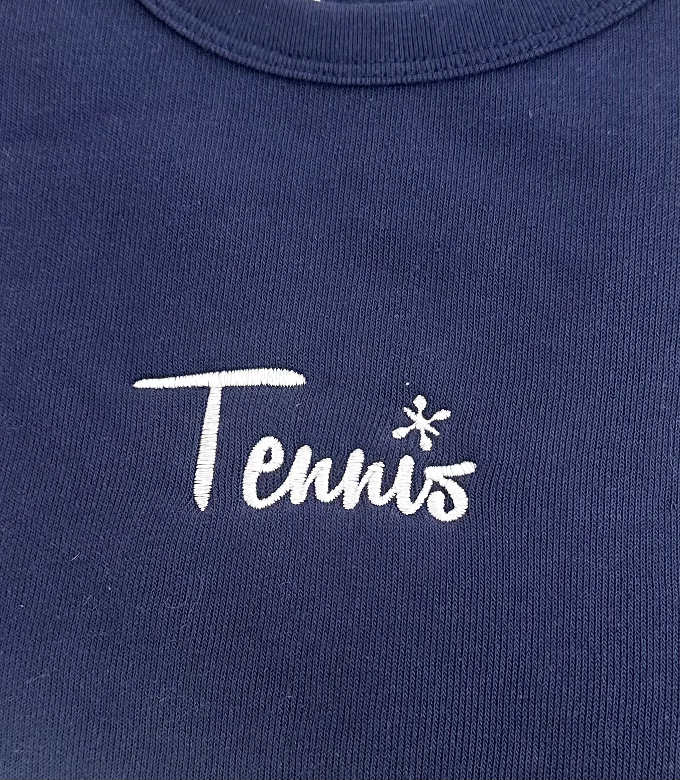 Embroidered Crew Neck