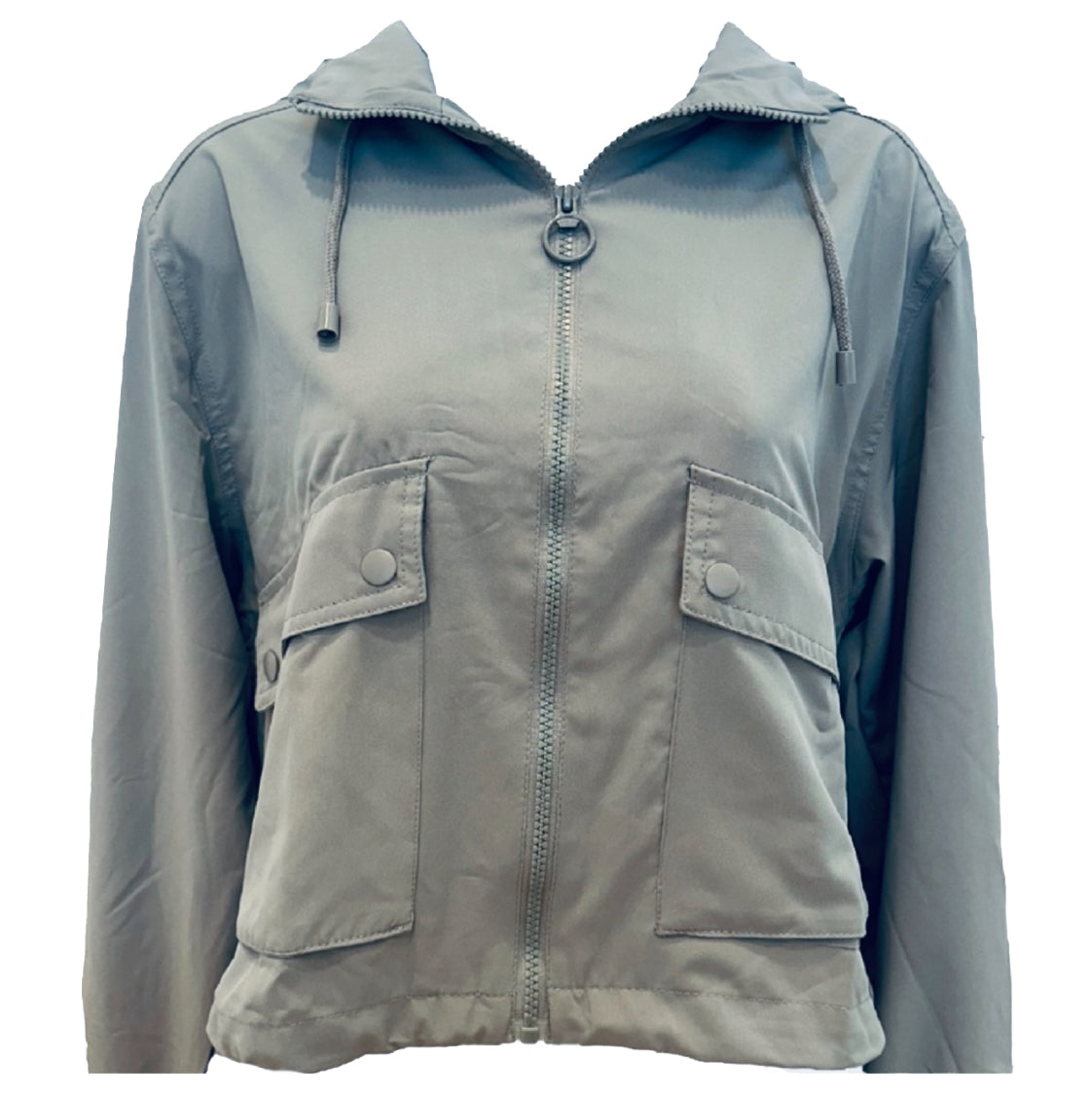 Windbreaker Hooded Zip Up Jacket