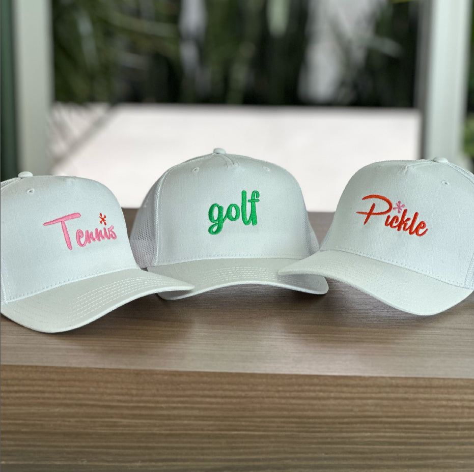 White with Pink and Orange