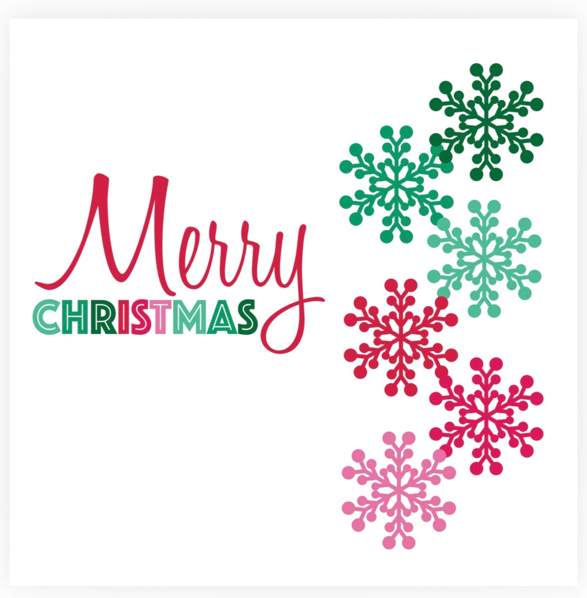 Christmas Snowflake Gift Tag