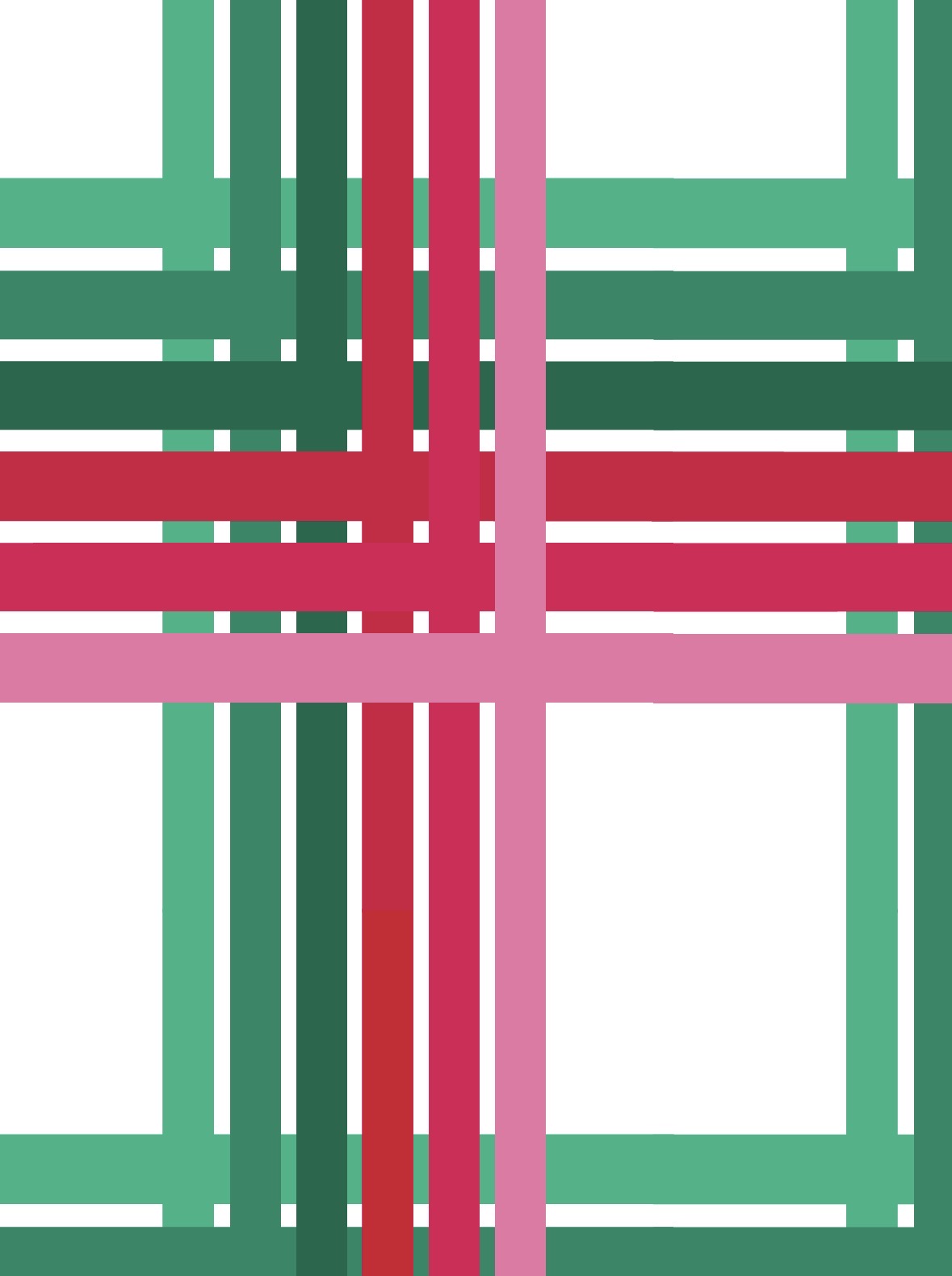 Christmas Modern Stripe Gift Wrap