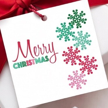Christmas Snowflake Gift Tag