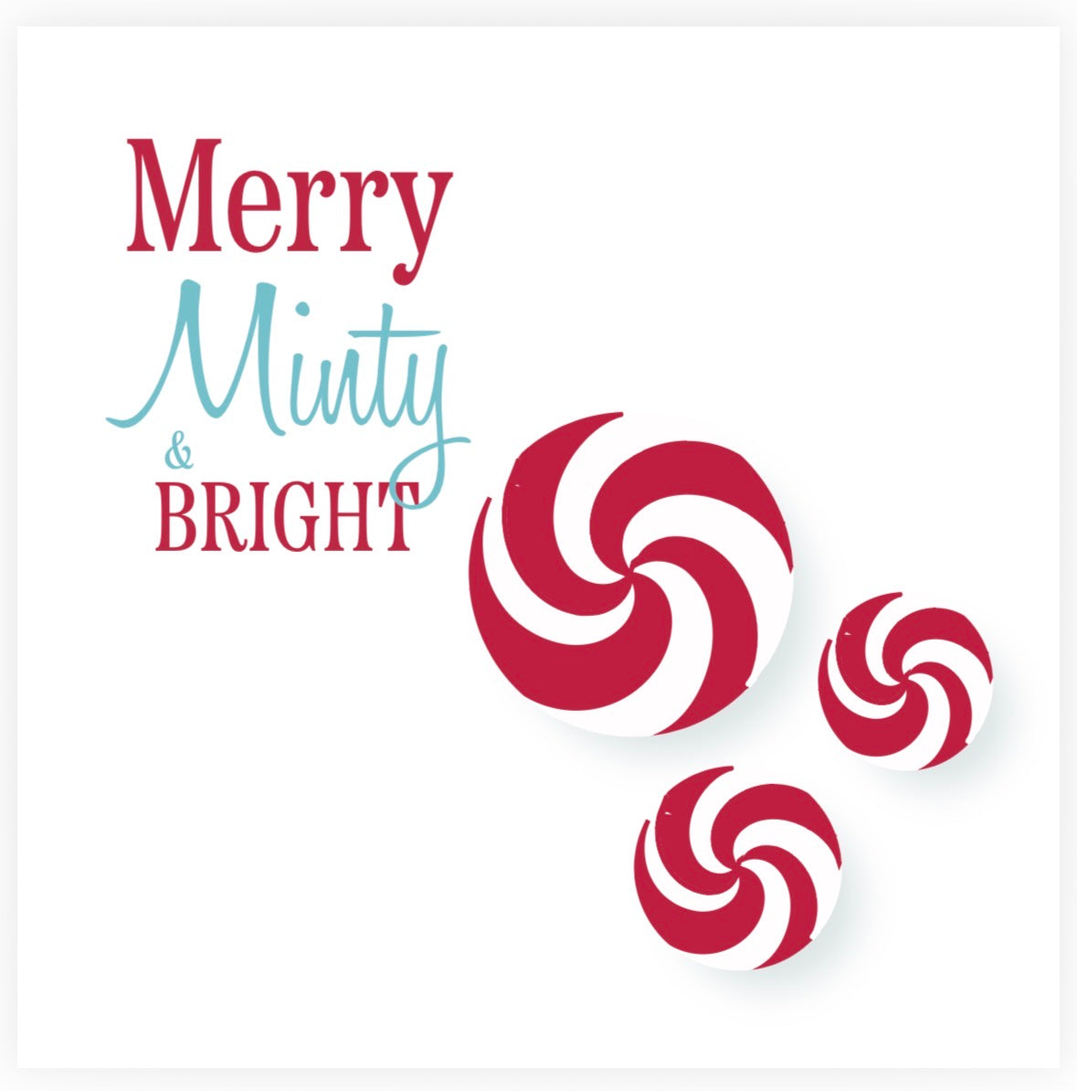 Christmas Peppermint Gift Tag