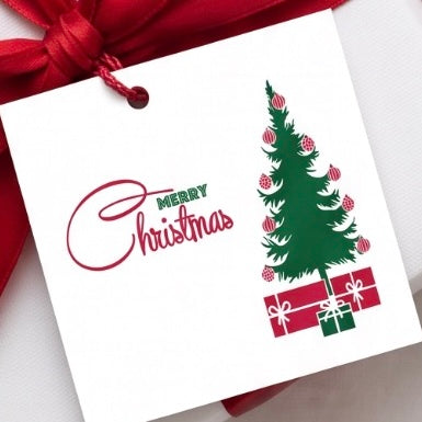 Christmas Tree Gift Tag