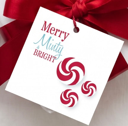 Christmas Peppermint Gift Tag