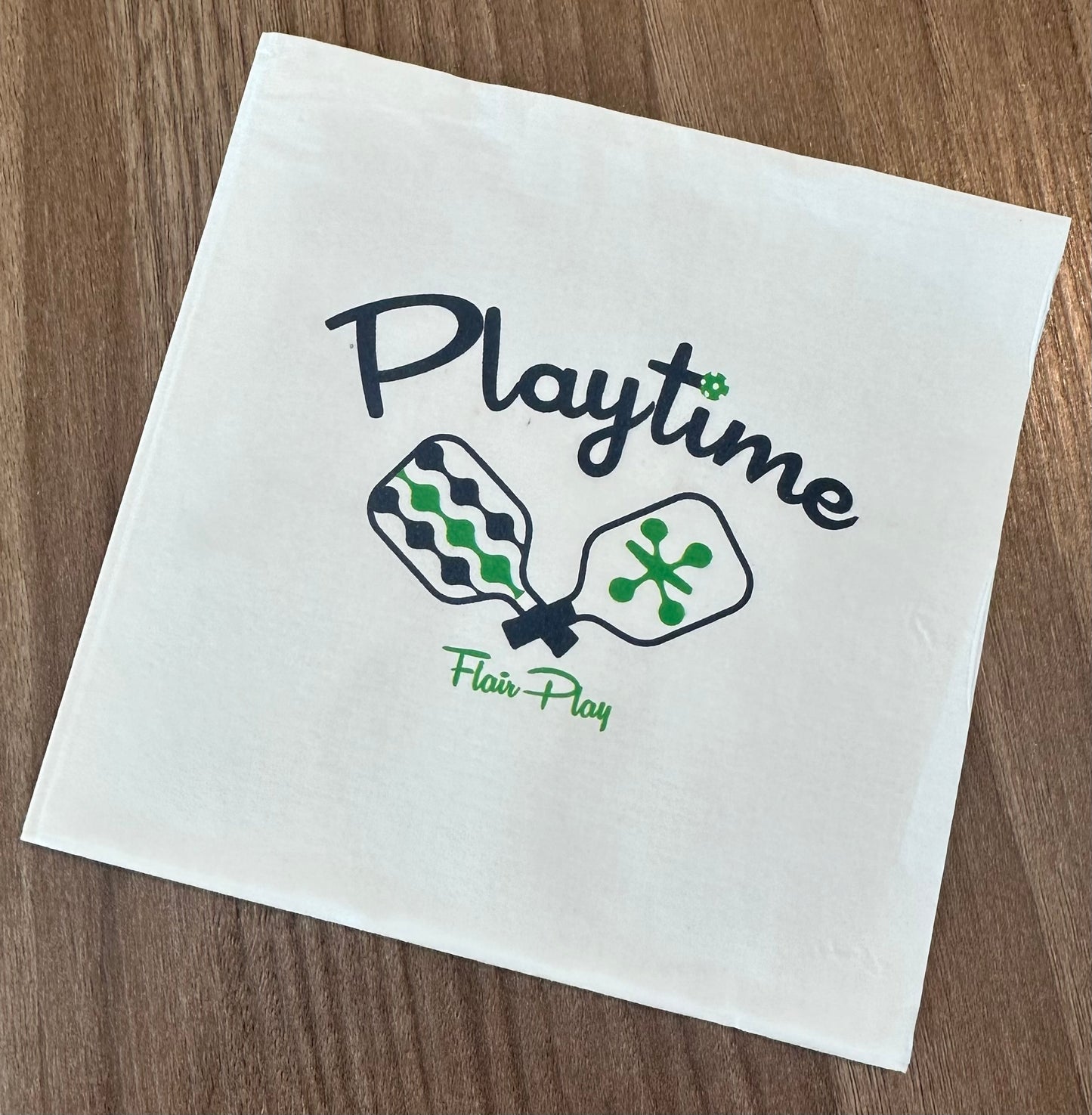 Playtime White Cocktail Napkins