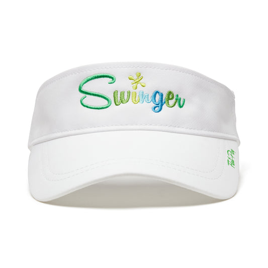 Swinger White Visor