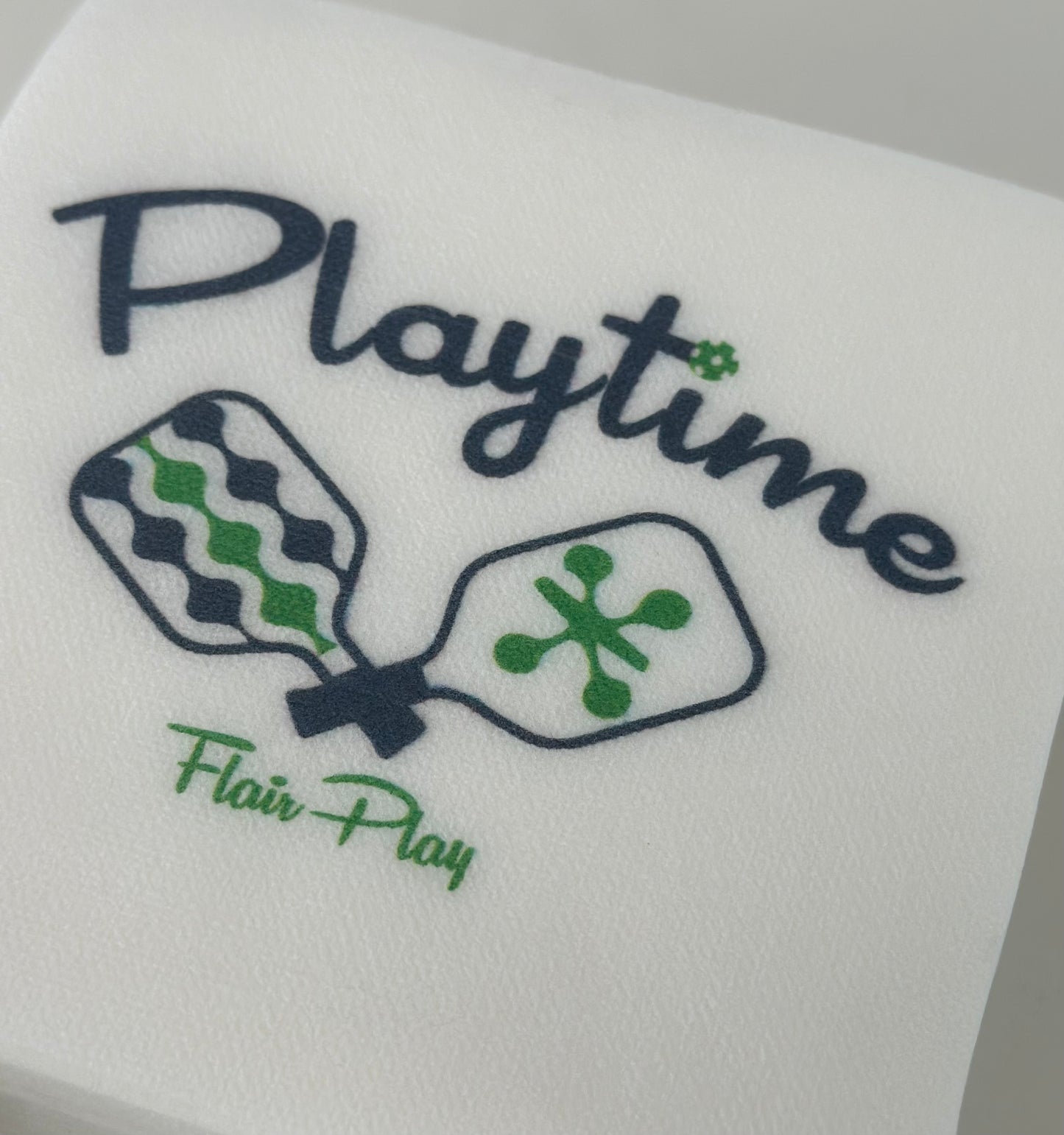 Playtime White Cocktail Napkins