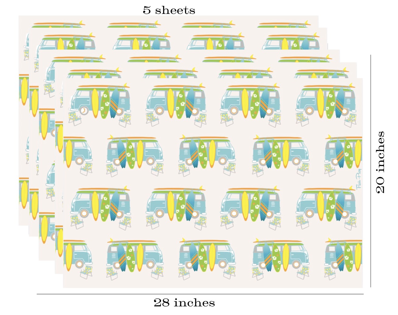 Surf Wrapping Paper