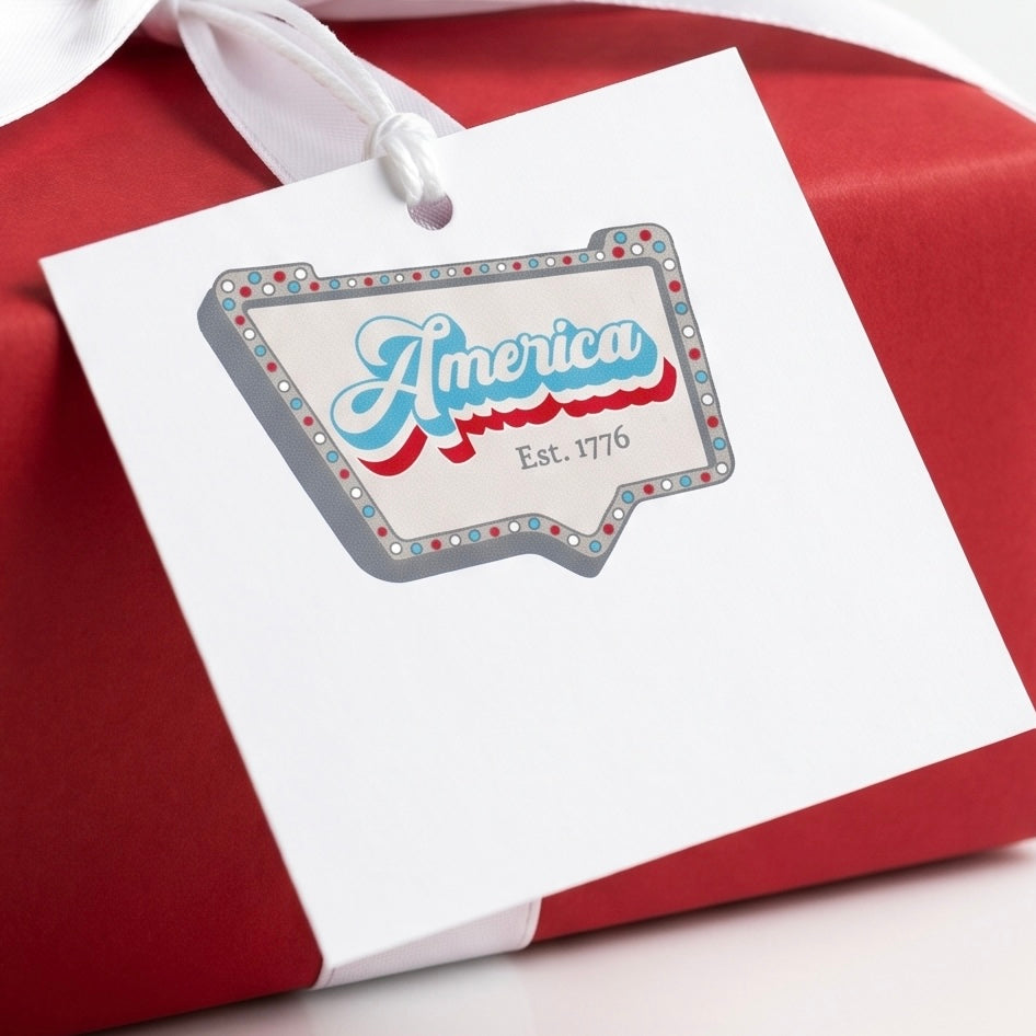 America Gift Tags