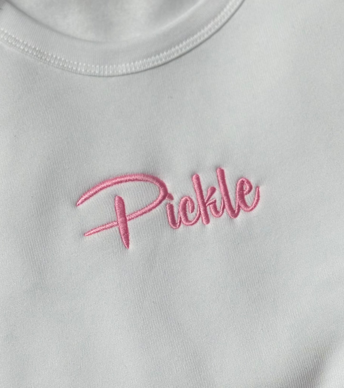 Embroidered Crew Neck