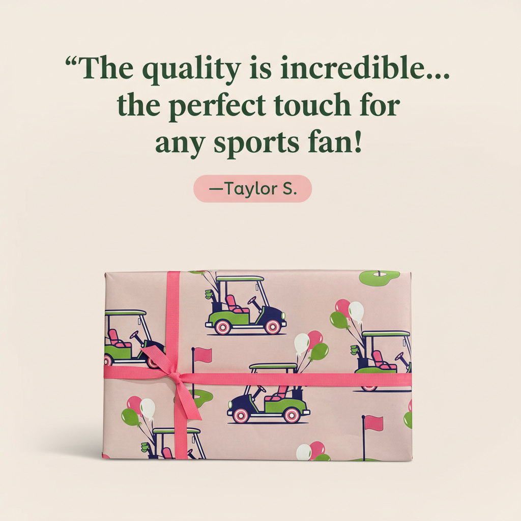 Golf Wrapping Paper