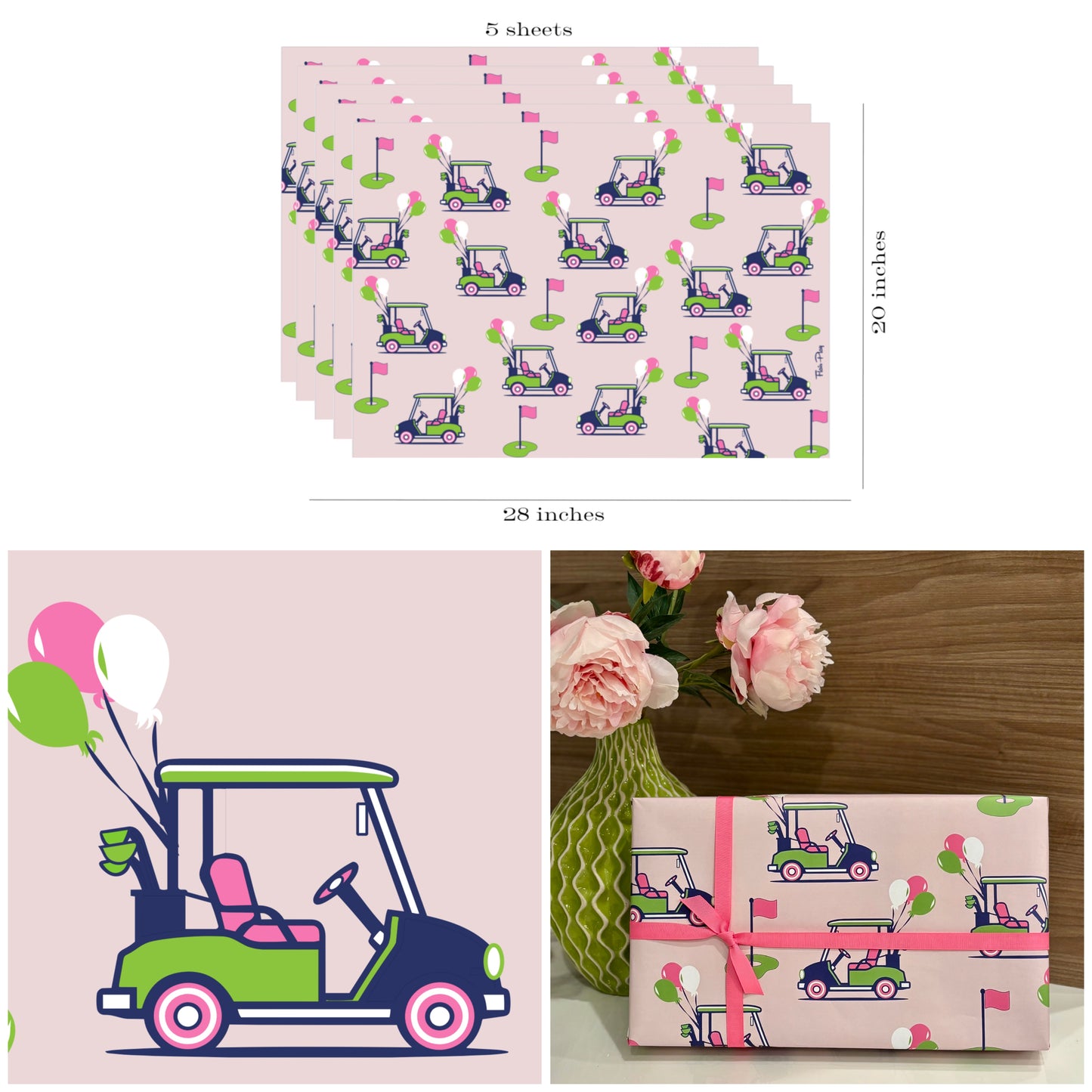Golf Wrapping Paper