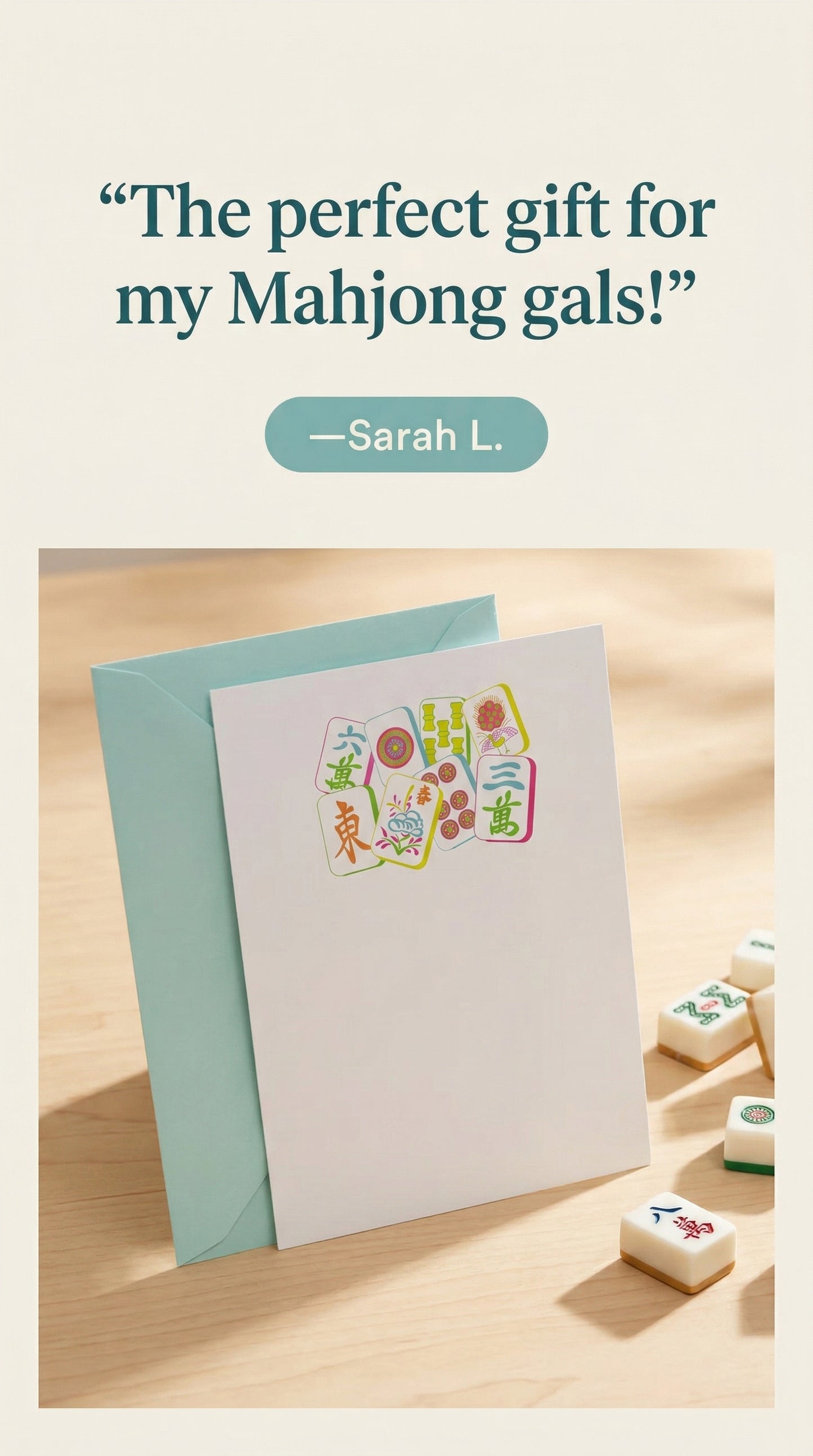 Mahjong Notecards