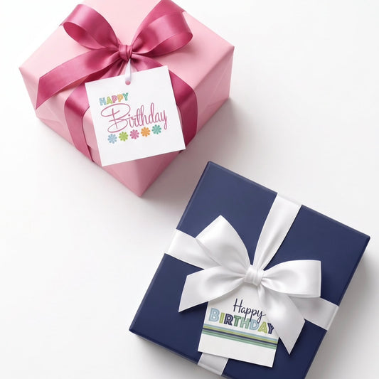 Assorted Happy Birthday Gift Tags